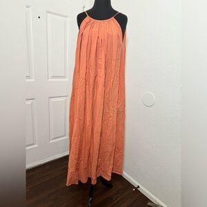 Mersea Elegant Orange Maxi Dress